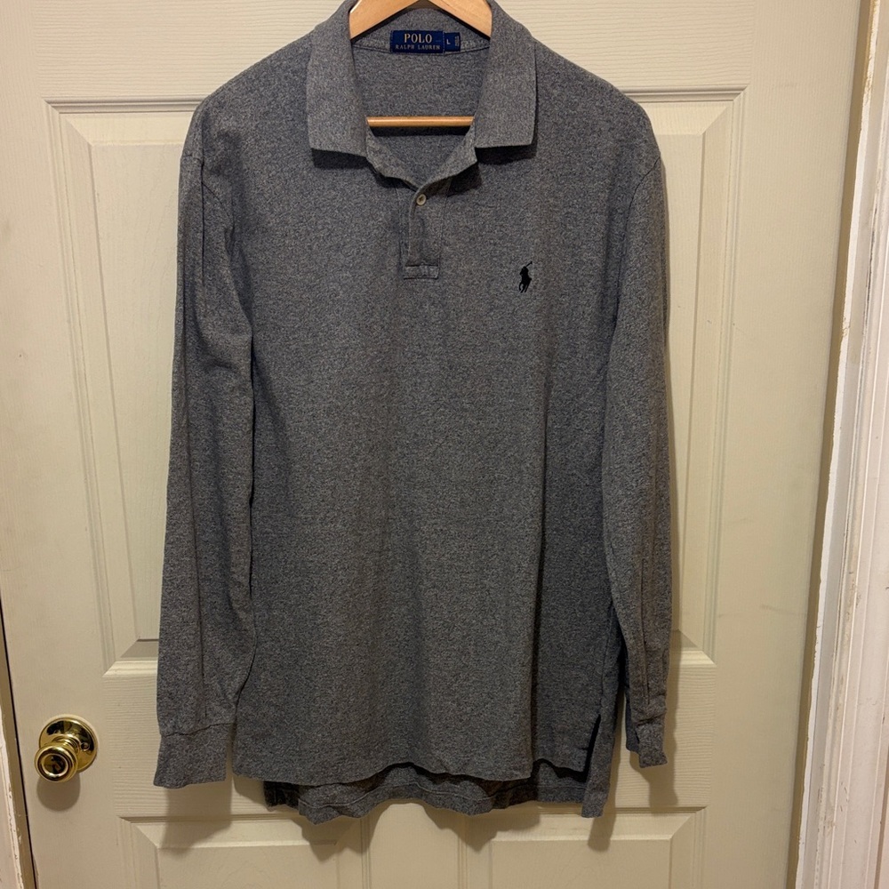 Polo by Ralph Lauren Men's Charcoal Polo Shirt